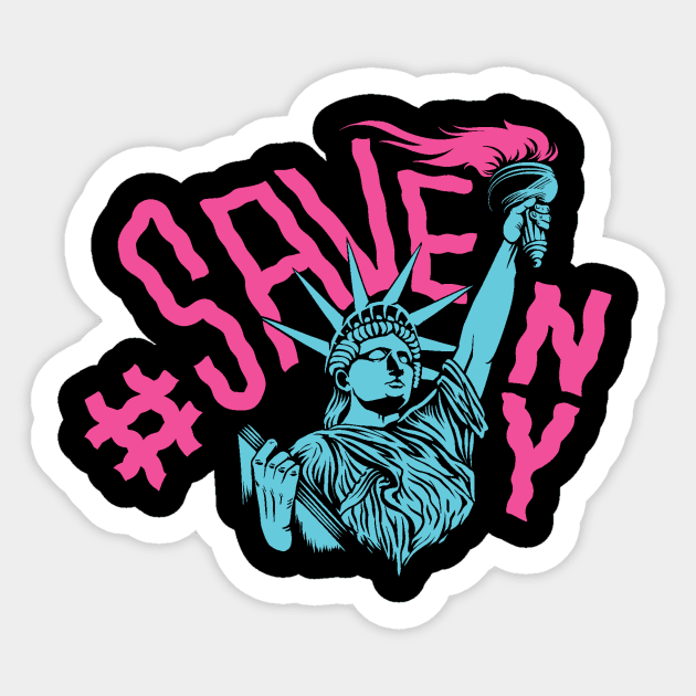 SAVE NEW YORK Sticker by DOJO STYLE